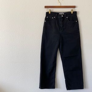 MADEWELL SLIM WIDE LEG CROP